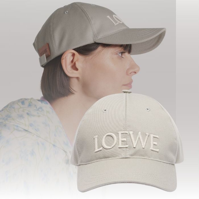 関税・税金込！Loewe ロエベ コットン ベースボール キャップ (LOEWE