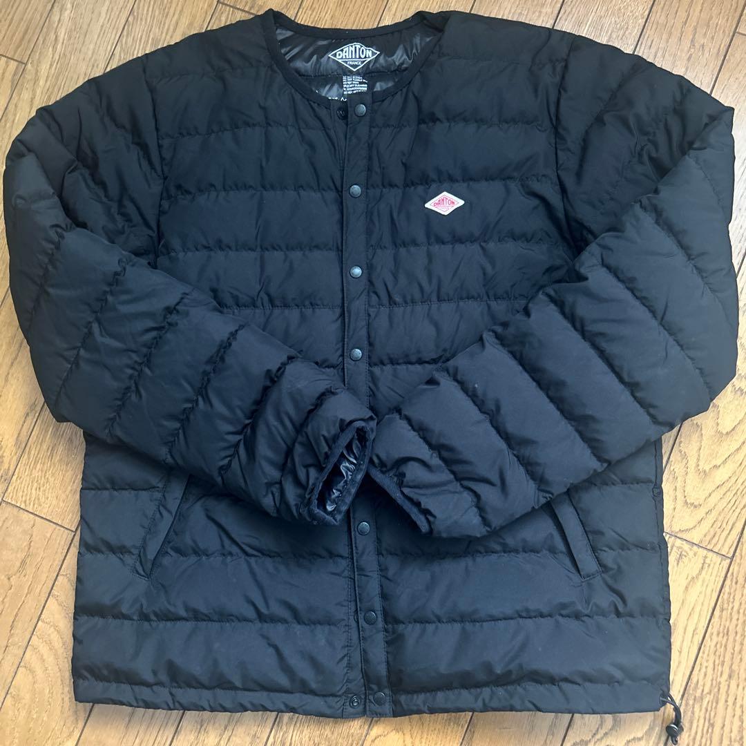 美品　ダントンダウンジャケット　ブラックM