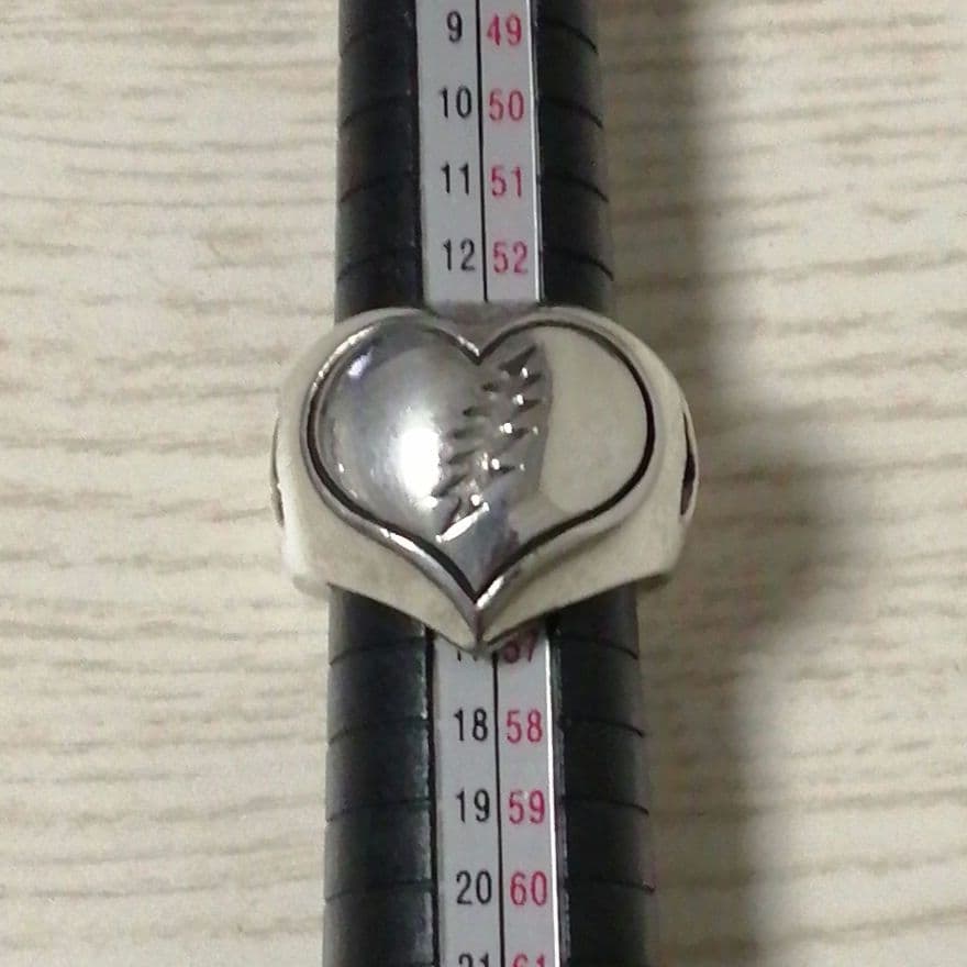 初期　BEDWIN　ベドウィン　ハートブレイカーリング　シルバー　925　肉厚